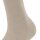 FALKE Womens Socks - Family SO, short Socks, single Colour  Beige (Linen Melange) 39-42 (UK 6-8)