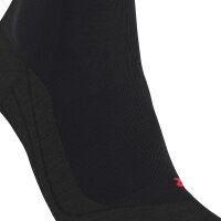 FALKE Men’s Sports Socks – RU4 Endurance, Running Socks, Medium Cushioning Black/Red 46-48 (11-12.5 UK)