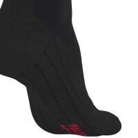 FALKE Men’s Sports Socks – RU4 Endurance, Running Socks, Medium Cushioning Black/Red 46-48 (11-12.5 UK)