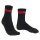 FALKE Men’s Sports Socks – RU4 Endurance, Running Socks, Medium Cushioning Black/Red 46-48 (11-12.5 UK)