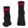 FALKE Men’s Sports Socks – RU4 Endurance, Running Socks, Medium Cushioning Black/Red 46-48 (11-12.5 UK)