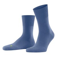 FALKE Unisex Sports Socks - Run, casual Socks, unicoloured Blue (Smoky Blue) 46-48 (UK 11-12.5)