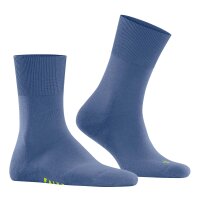 FALKE Unisex Sports Socks - Run, casual Socks, unicoloured Blue (Smoky Blue) 46-48 (UK 11-12.5)