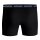 BJÖRN BORG Herren Boxershorts, 3er Pack - Cotton Stretch Boxer Trunks, Baumwolle, Logobund Schwarz/Blau/Rot M