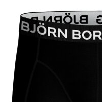 BJÖRN BORG Herren Boxershorts, 7er Pack - Cotton Stretch Trunks, Logobund Schwarz M