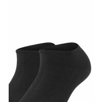 Esprit Ladies Sneaker Socks 2 Pack - Plain Black 39-42