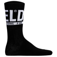 DIESEL Unisex Socken, 3er Pack - SKM-RAY Threepack, Rippbündchen, Logo, uni Schwarz/Grau/Weiß 35-38