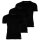 DIESEL mens T-shirt, 3-pack - RANDAL, undershirt, round neck, short sleeves, cotton Black S (Small)