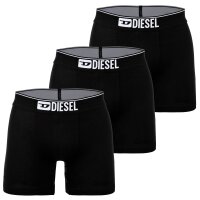DIESEL Herren Boxershorts, 3er Pack - MAX, Boxer Briefs Long, Cotton Stretch Schwarz S