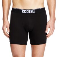DIESEL Herren Boxershorts, 3er Pack - MAX, Boxer Briefs Long, Cotton Stretch Schwarz S