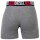 DIESEL Herren Boxershorts, 3er Pack - MAX-D-CORE, Boxer Briefs Long, Cotton Stretch Schwarz/Grau/Rot 2XL