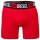 DIESEL Mens Boxer Shorts, 3-Pack -MAX-D-CORE, Boxer Briefs Long, Cotton Stretch Black/Grey/Red 2XL (XX-Large)