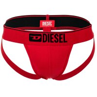 DIESEL Mens Jockstrap 3 Pack - UMBR-JOCKYTHREEPACK, Tanga Briefs, solid color Black/Red XL (X-Large)