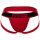 DIESEL Herren Jockstrap 3 Pack - UMBR-JOCKYTRHEEPACK, Tanga Slip, einfarbig Schwarz/Rot XL