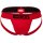 DIESEL Mens Jockstrap 3 Pack - UMBR-JOCKYTHREEPACK, Tanga Briefs, solid color Black/Red XL (X-Large)
