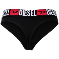 DIESEL Damen String, 3er Pack - UFST-STARS-THREEPACK, Tanga, Slip, Cotton Stretch Schwarz/Weiß/Rot XS