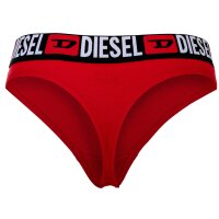 DIESEL Damen String, 3er Pack - UFST-STARS-THREEPACK, Tanga, Slip, Cotton Stretch Schwarz/Weiß/Rot XS