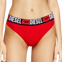 DIESEL Damen String, 3er Pack - UFST-STARS-THREEPACK, Tanga, Slip, Cotton Stretch Schwarz/Weiß/Rot XS