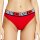 DIESEL Damen String, 3er Pack - UFST-STARS-THREEPACK, Tanga, Slip, Cotton Stretch Schwarz/Weiß/Rot XS