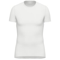 AMMANN mens T-shirt 3 pack - fine rib, extended back, cotton White M (Medium)