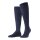 FALKE Mens Knee Socks 2 pack - Tiago, Socks, Organic Cotton, Logo, long, one color Dark Blue 47-48