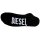 DIESEL mens sneaker socks, 3-pack - SKM-GOST-THREEPACK, low cut, solid colour Black 39-42