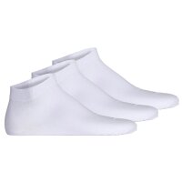 DIESEL Unisex Sneakersocken, 3er Pack - SKM-GOST-THREEPACK, Low Cut, einfarbig Weiß 35-38