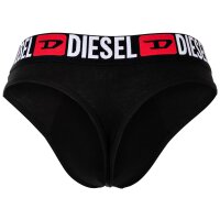 DIESEL Herren Tangas, 3er Pack - RICK-D-CORE, Tanga-Slip, Cotton Stretch, Logo Schwarz/Grau/Rot S