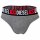 DIESEL mens thongs, 3-pack - RICK-D-CORE, tanga briefs, cotton stretch, logo Black/Grey/Red S (Small)