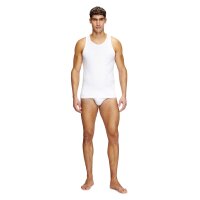 DIESEL Herren Unterhemden, 2er Pack - WALTY-D-BOX, Tanktop, ärmellos, Baumwolle Weiß L