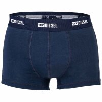 DIESEL Herren Boxershorts, 3er Pack - DAMIEN-UTLT, Cotton Stretch, uni/gemustert Blau S