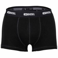 DIESEL mens boxer shorts, 3-pack - DAMIEN-UTLT, cotton stretch, plain/patterned Blue S (Small)