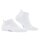 FALKE Unisex Sneakersocken 3er Pack - Cool Kick, Socken, Polyester, einfarbig, kurz Weiß 35-36