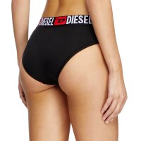 DIESEL Damen Slips, 3er Pack - OXY-D-CORE, Cotton Stretch, Logobund Schwarz XS
