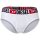 DIESEL Damen Slips, 3er Pack - OXY-D-CORE, Cotton Stretch, Logobund Schwarz/Rot/Weiß XS