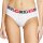 DIESEL Damen Slips, 3er Pack - OXY-D-CORE, Cotton Stretch, Logobund Schwarz/Rot/Weiß XS