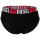 DIESEL womens high-waist briefs, 3-pack - SAM-D-CORE, cotton stretch, logo waistband Black/Red/White XS (X-Small)