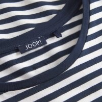 JOOP! Damen Langarmshirt - Tala, gestreift, Logo, Rundhals, Jersey, Cotton Stretch Dunkelblau/Weiß XS