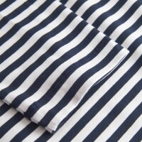 JOOP! Damen Langarmshirt - Tala, gestreift, Logo, Rundhals, Jersey, Cotton Stretch Dunkelblau/Weiß XS