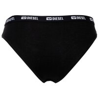 DIESEL Damen Slips, 3er Pack - MARTA-D-BOX, Cotton Stretch, Logobund Schwarz/Weiß XS