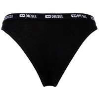 DIESEL Damen Strings, 3er Pack - LIZ-D-BOX, Cotton Stretch, Logobund Schwarz M