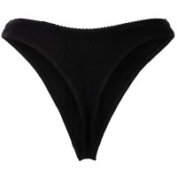DIESEL Damen Tanga, 3er Pack - PUNCHY-D-CORE, Cotton Stretch, Logo Schwarz XS