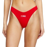 DIESEL womens briefs, 3-pack - OXY-D-CORE, cotton stretch, logo waistband Black/Red/White XS (X-Small)