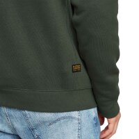 G-STAR Herren Sweatshirt- Premium Core Half Zip, Logo, einfarbig Dunkelgrün L