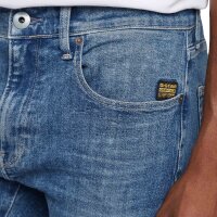 G-STAR Herren Jeansshorts - 3301 Slim Short , Stretch Denim, Jeans, kurz Blau 30W