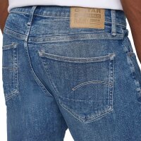 G-STAR mens denim shorts - 3301 Slim Short, stretch denim, jeans, short Blue 30W