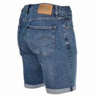 G-STAR Herren Jeansshorts - 3301 Slim Short , Stretch Denim, Jeans, kurz Blau 35W