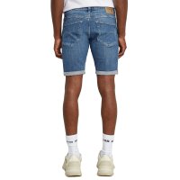 G-STAR Herren Jeansshorts - 3301 Slim Short , Stretch Denim, Jeans, kurz Blau 35W