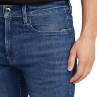 G-STAR Herren Jeansshorts - 3301 Slim Short , Elto Superstretch, Jeans, kurz Blau 29W
