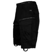 G-STAR mens cargo shorts - Rovic Zip Relaxed 1/2 , short, premium mico stretch, single-coloured Black 34W